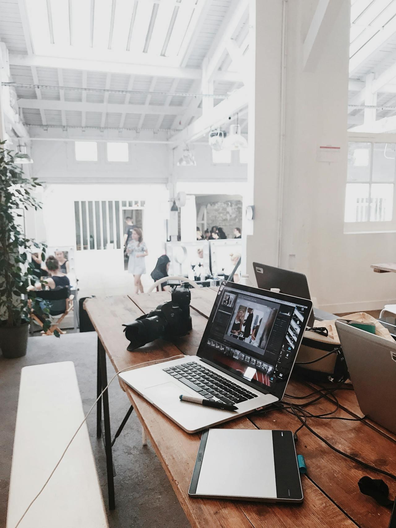 Designers crafting brand assets