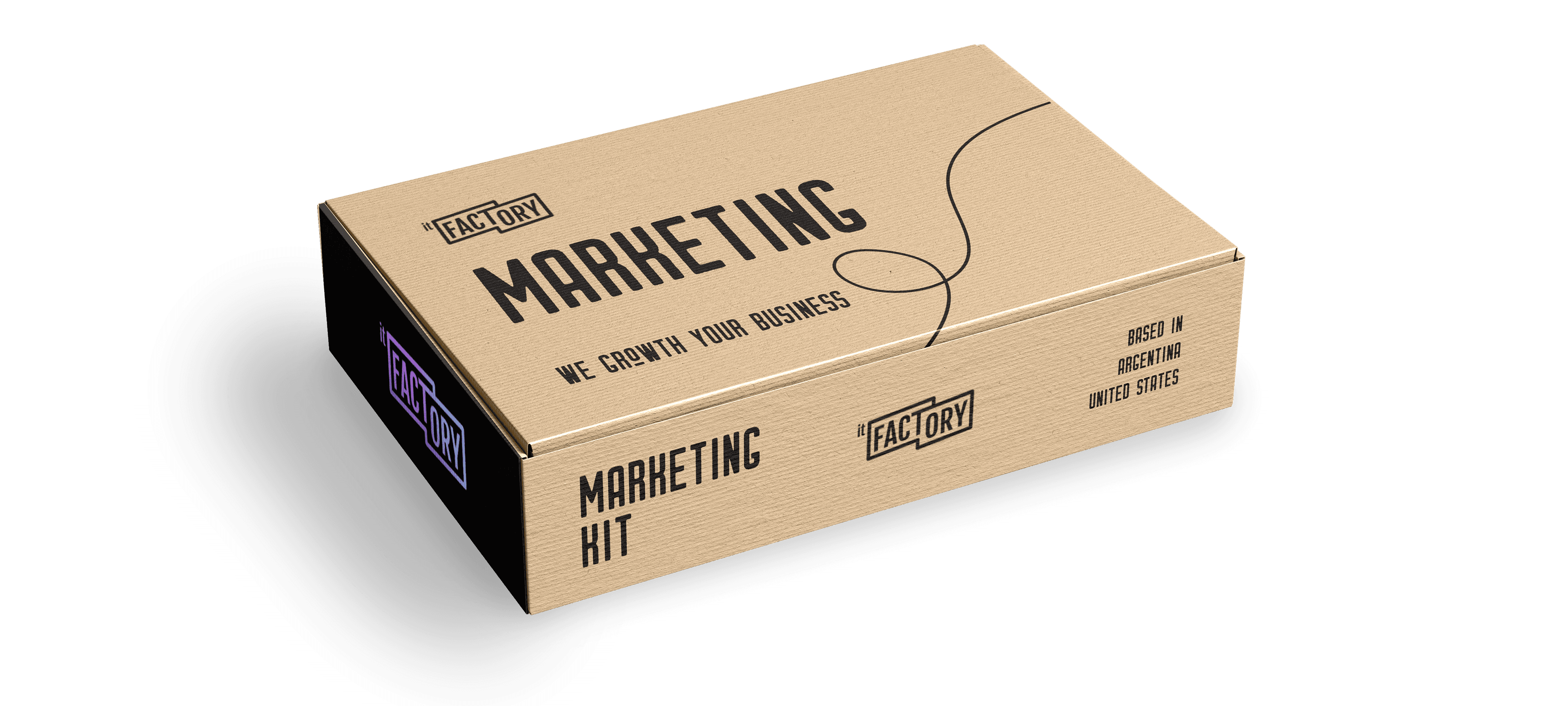 Modern marketing illustration